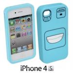 Capa de Silicone para iPhone com Caretas