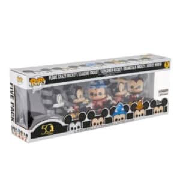 Funko Pop 5 Figuras Mickey Mouse Classic - Disney 9.5cm - Recondicionado