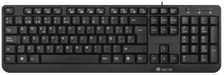 Teclado FunkyV3 PT USB (Preto) - NGS