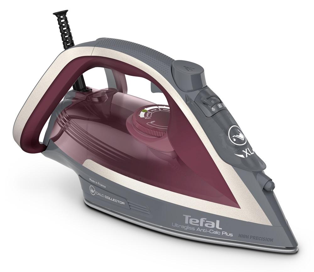 Ferro de Engomar Ultragliss Anti - Calc Plus FV6840E0 2800W (Roxo/Prateado) - TEFAL