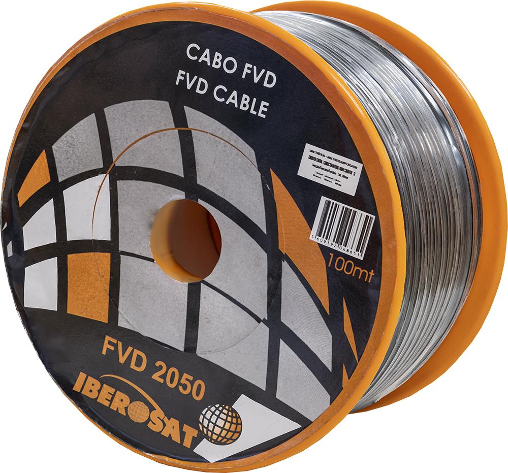 Bobine Cabo Coluna 2x 0,50mm Preto (100 mts) - IBEROSAT