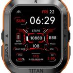 Smartwatch Maxcom FW67 Titan Pro Grafite/Laranja