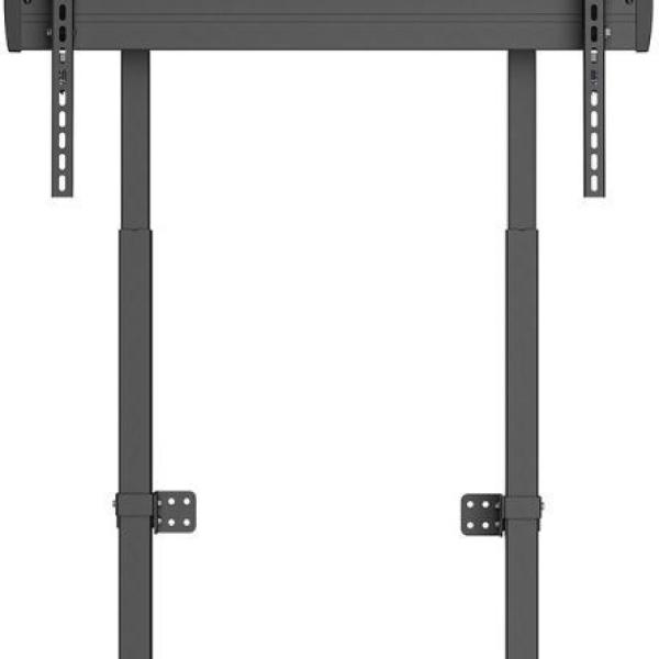 Suporte de Chão/Parede Inclinável/Giratório p/ TVs 55~100 (Preto) - AISENS