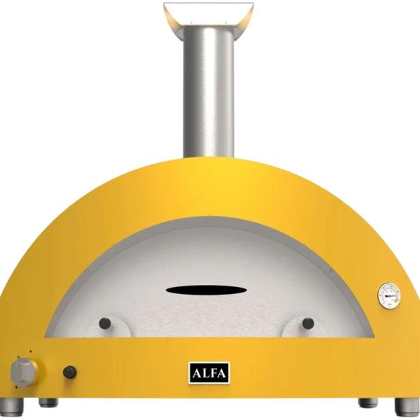 Forno de Pizza Híbrido Moderno 5 Pizze (Amarelo) - ALFA