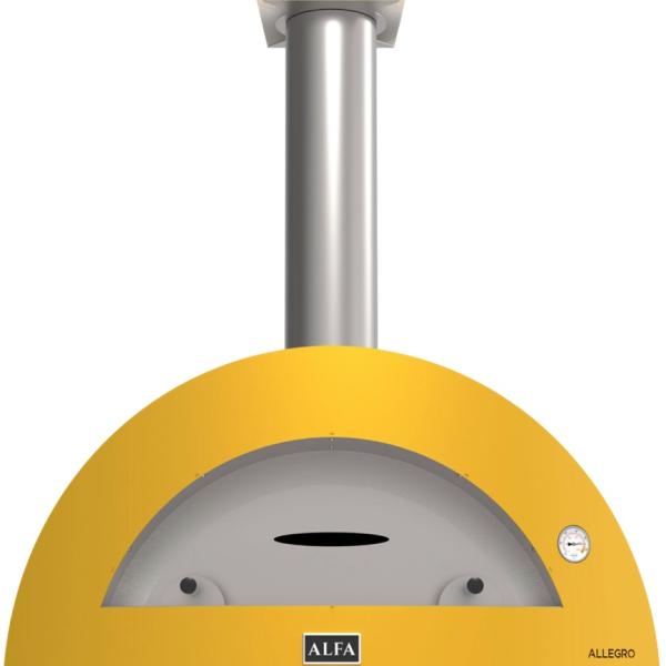 Forno de Pizza a Lenha Moderno 5 Pizze (Amarelo) - ALFA