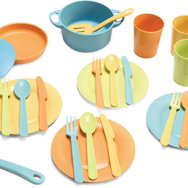 Conjunto Cozinha 25 Pcs Bio Plástico Giros - GIROS