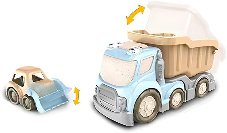 Eco Camião Construção com Carrinho 30 cm - GIROS