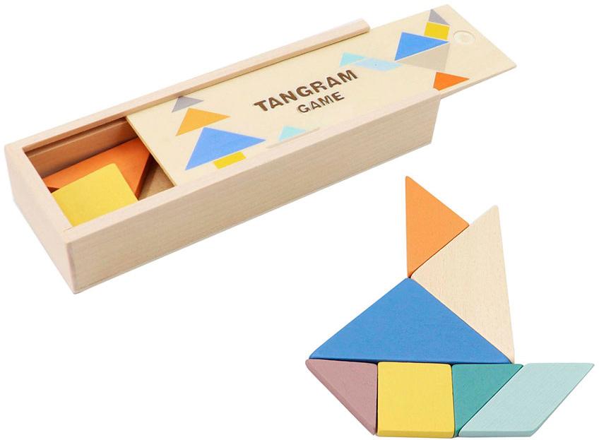 Jogo Tangram em Madeira - WOODEN TOYS