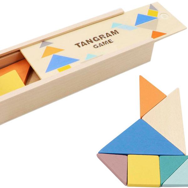 Jogo Tangram em Madeira - WOODEN TOYS