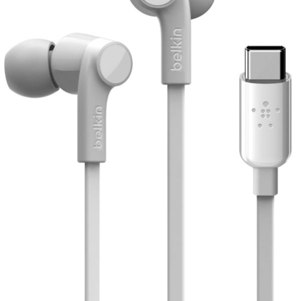 Auriculares Rockstar c/ Fios USB Type - C (Branco) - BELKIN