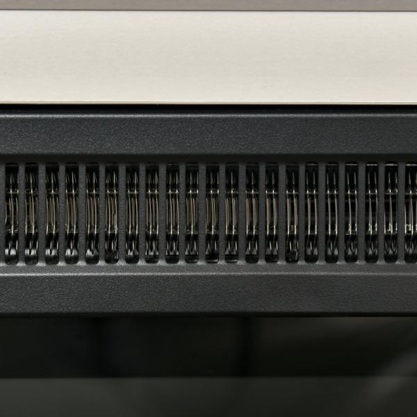 Lareira Elétrica 1800W com Efeito de Chama Realista Controlo Remoto Temporizador para Ambientes até 30 m² 80,7x22,5x76,5 cm Branco