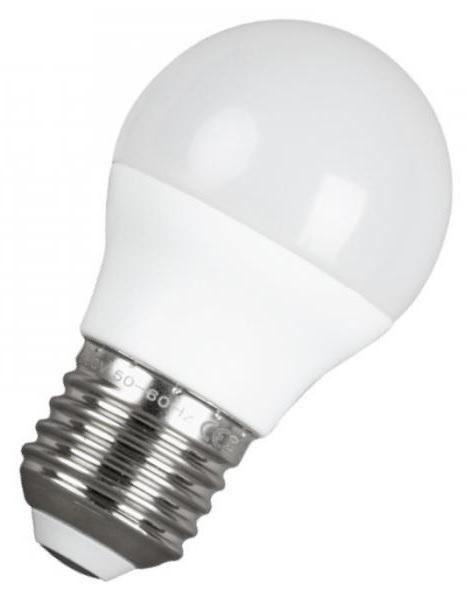 Lampada LED Opalina 220V G45 E27 7W Branco F. 6000K 600Lm - Dimável