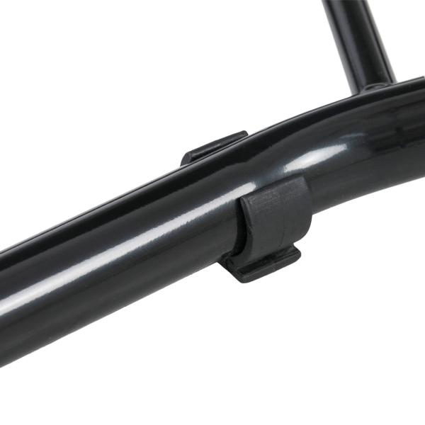 Cavalete para Mota Suporte Traseiro Universal de Aço com Suportes em U e L para Roda 10" 17" 18" Carga 200 kg Preto
