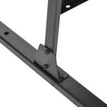 Biombo de 3 Peças Separador de Ambiente com Desenho em Ramos Biombo para Exterior 122x45x198 cm Preto