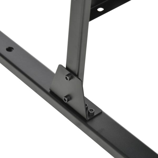 Biombo de 3 Peças Separador de Ambiente com Desenho em Ramos Biombo para Exterior 122x45x198 cm Preto