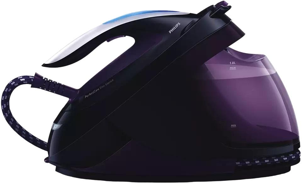Ferro Engomar c/ Caldeira PerfectCare Elite 2400W 1,8L (Preto/Roxo) - PHILIPS