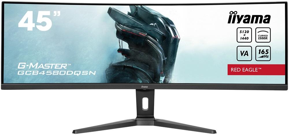 Monitor Curvo G - Master VA LED 44.5 GCB4580DQSN - B1 Dual QHD (Preto) - IIYAMA