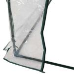 Estufa transparente para jardim ou terraço para cultivo de plantas e flores com porta zip 250x100x80cm PVC