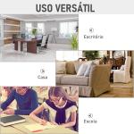 Placa de vidro com bandeja Inclui 4 marcadores e borracha 90x60x0,45 cm Branco