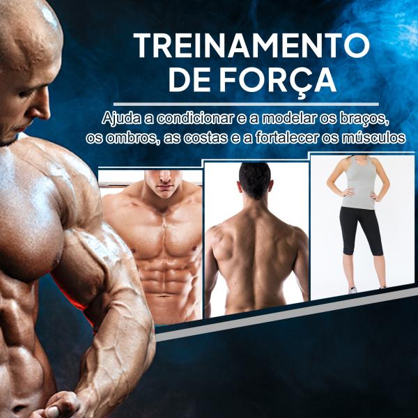 Conjunto de Halteres Hexagonais 2 x 5 kg Conjunto de Pesos com Barras de Conexão Kit de Treino de Fitness
