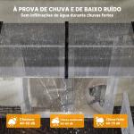 Marquise de Proteção 200x96 cm Marquise Exterior para Portas e Janelas contra o Sol e Chuva com Suporte de PP Policarbonato Transparente