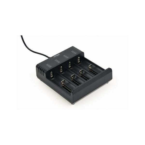 Carregador Gembird Ultra Rápido Ni - MH e Li - ion Preto