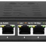 Switch 8 Portas 10/100/1000Mbps GES - 2108P - LEVEL ONE