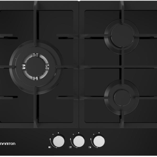 Placa 3 Bocas a Gás 600x510mm GG - 331 - INFINITION