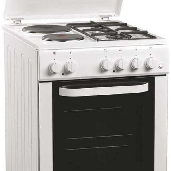 Fogão Misto + Forno Eétrico 55L GHB 522 (Branco) - VOX
