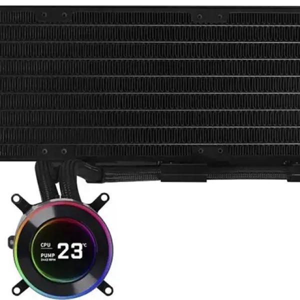 Water Cooler CPU Lian Li HydroShift II LCD 360 Fanless All - In - One 360mm (Preto) - LIANLI
