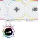 Water Cooler CPU Lian Li HydroShift II LCD 360TL Wireless A - RGB All - In - One 360mm (Branco) - LIANLI