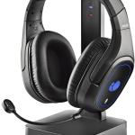 Auscultadores Headset Gaming GHX - 600 + Base de Carregamento (Preto) - NGS