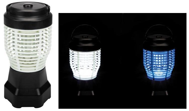 Repelente Eléctrico de Insectos Portátil (2 - EM - 1) c/ Luz Campismo - PEREL