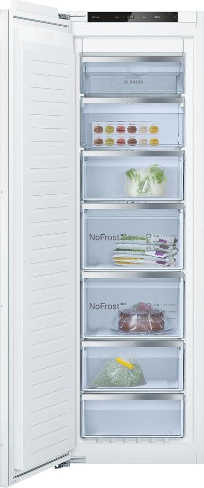 Arca Congeladora Vertical Serie 4 Encastre GIN81VEE0 212L No Frost (Branco) - BOSCH