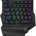 Teclado Gaming RGB c/ Fios (Preto) - NEDIS