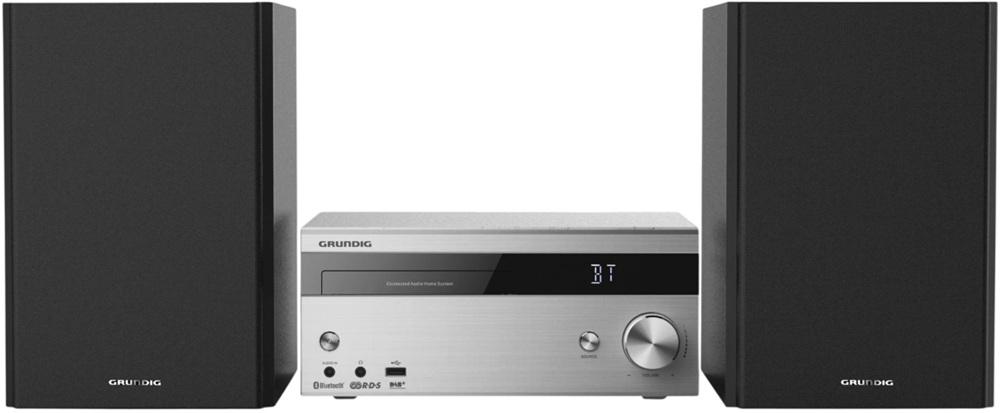 Micro Aparelhagem CMS 4000 BT DAB+ 100W (Preto/Prateado) - GRUNDIG