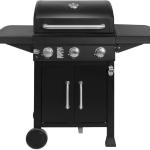 Churrasqueira a Gás Roast 95 c/ Tampa e Rodas 111 x 121 x 54,5 cm (Preto) - GREGMAN