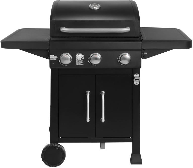 Churrasqueira a Gás Roast 95 c/ Tampa e Rodas 111 x 121 x 54,5 cm (Preto) - GREGMAN