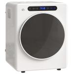 Máquina de Secar 3 KG 1000W Função Antirrugas Função Esterilizar Temporizador Ecrã LED Tátil Tambor Aço Inoxidável 49x43x61 cm Branco