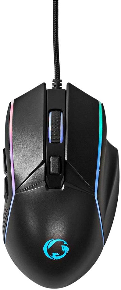 Rato Gaming Ótico 7200DPI RGB USB (Preto) - NEDIS