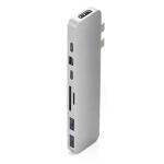 Hub USB C Prateado (USB C/USB 3.0/Cartão SD, microSD/HDMI/Mini Displayport) - HYPERDRIVE