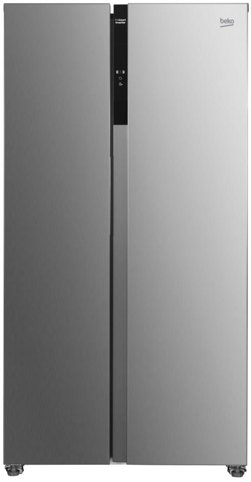 Frigorífico Americano Side by Side 532L GNO5323XPN No Frost (Inox) - BEKO