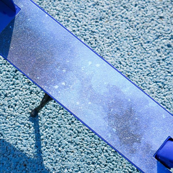 Trotinete Infantil Dobrável 3 - 8 Anos com 2 Rodas, Luzes, Guiador Ajustável em 4 Alturas e Travão Duplo, Azul