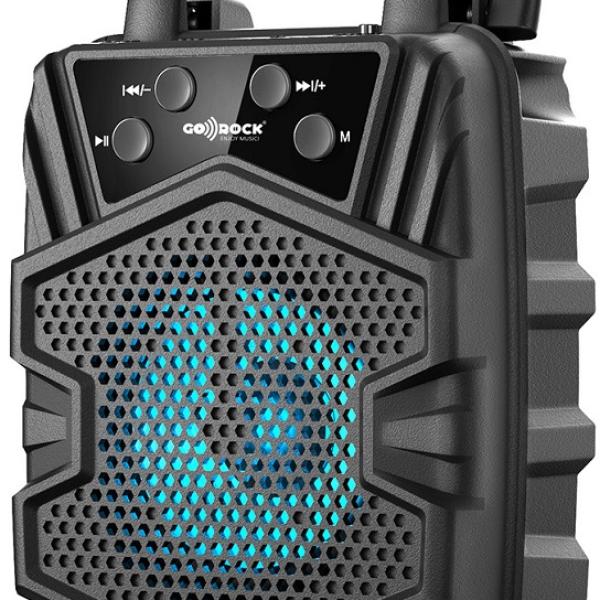 Coluna Portátil Bluetooth 5W GO - ROCK GR - 54 - THULOS