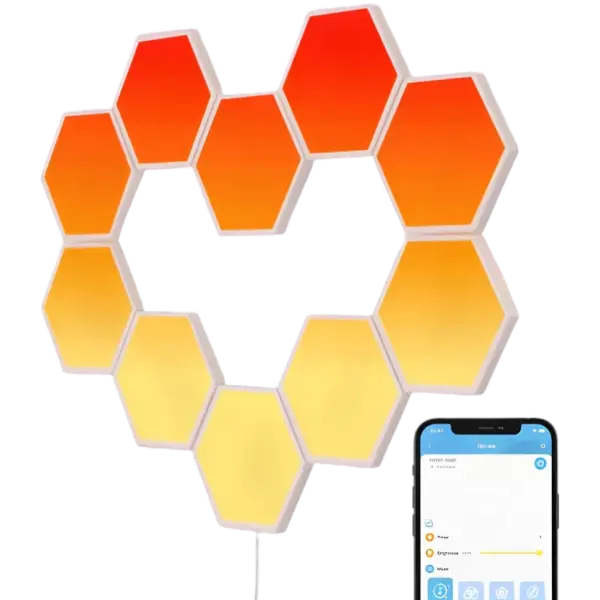 Painéis de Luz LED Glide Hexa (Branco) - GOVEE