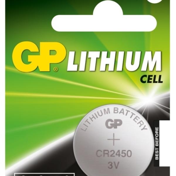 Pilha Lithium 3V CR2450 - GP