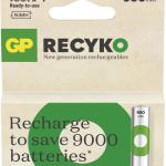 Blister 4 Pilhas Recarregáveis AAA / R03 1,2V 950mAh ReCyko - GP
