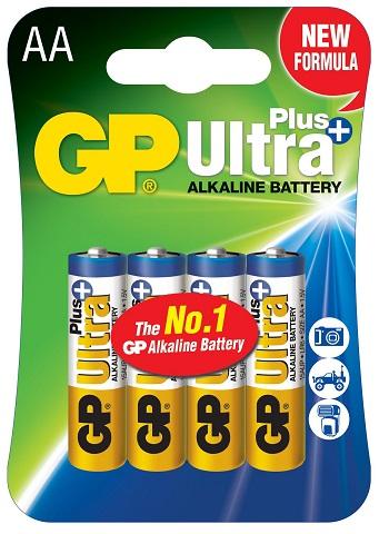 Blister 4 Pilhas Alcalinas LR6 AA (ULTRA PLUS+) - GP