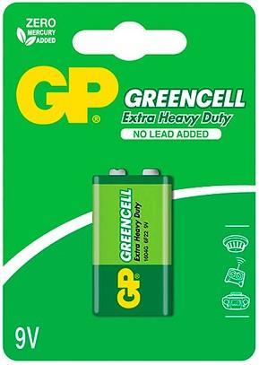 Pilha GREENCELL 9V 6LR61 - GP