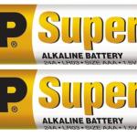 Pack 2 Pilhas Alcalinas LR03 AAA - GP GP24A - 2S2